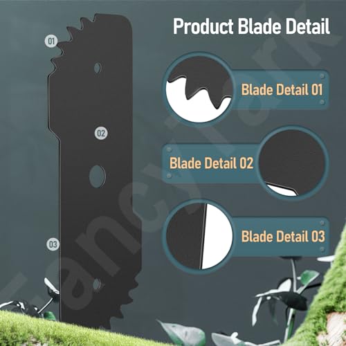 HandyTek EB-007 blade installed on LE750 edger in action by curb.