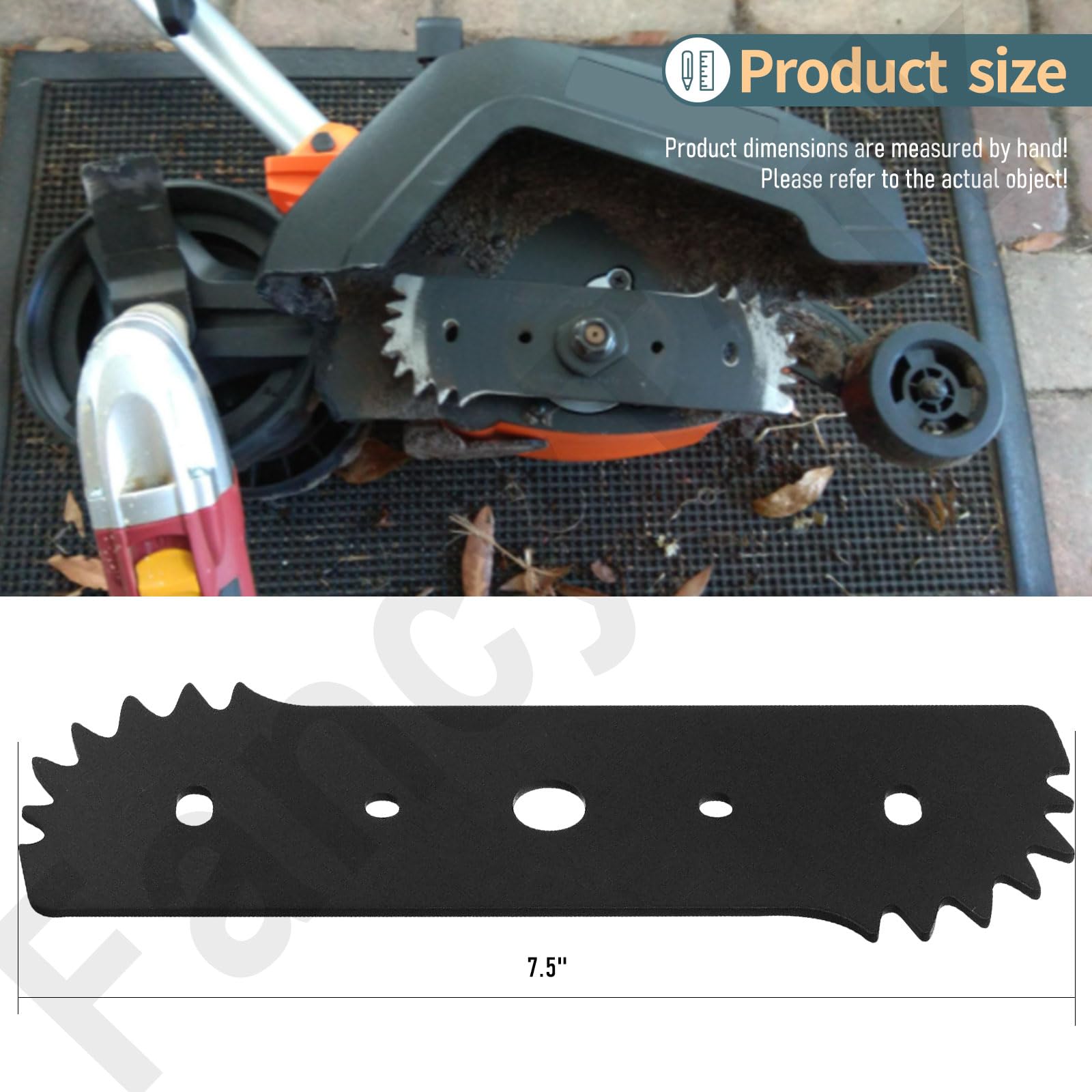 HandyTek edger blade for Craftsman fit, reliable replacement for clean cuts.