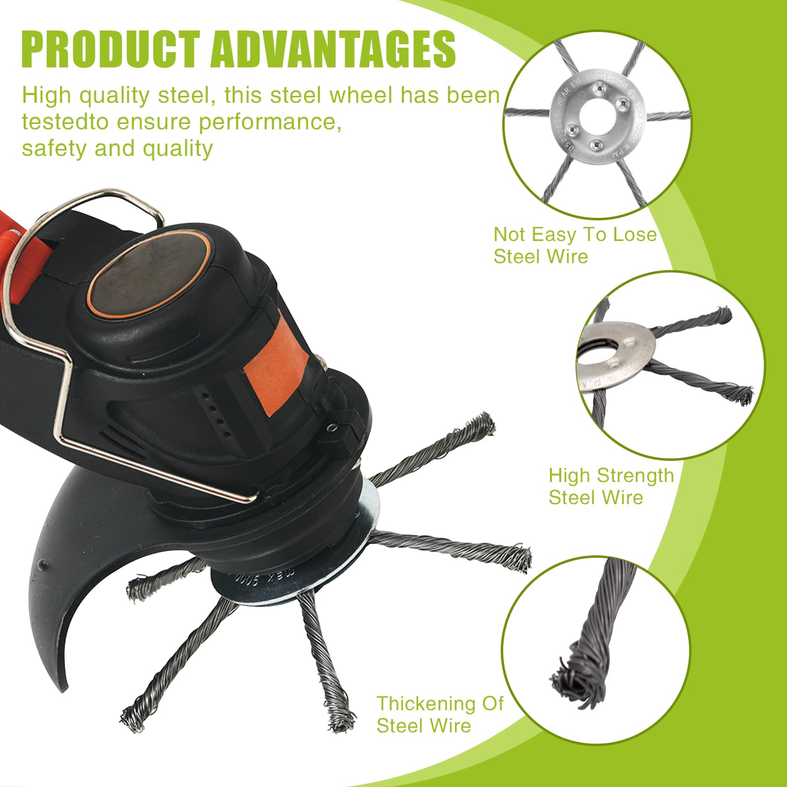 Handytoolinc durable steel build resists wear at high RPMs.