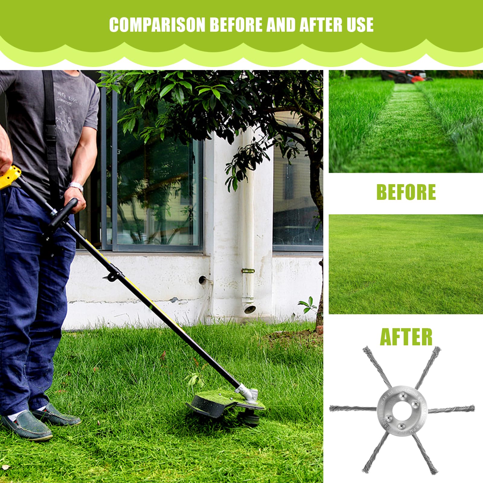 Handytoolinc Echo SRM225 compatibility supports tough weed clearing.
