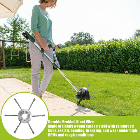 Handytoolinc trimmer head compatible with Husqvarna for efficient edging.