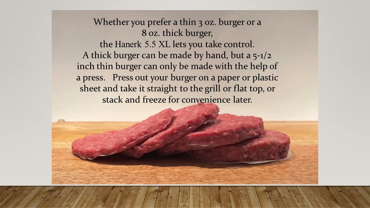 Hanerk XL creates 2-oz sliders with precise pressure