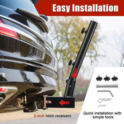 HANGMAICOME 18-inch deep insert adds extra stability.