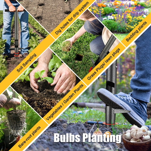 Hangmaicome all-in-one garden tool replaces several devices in one set.