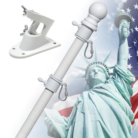 Hangmaicome flagpole outdoor mount ready for quick installation