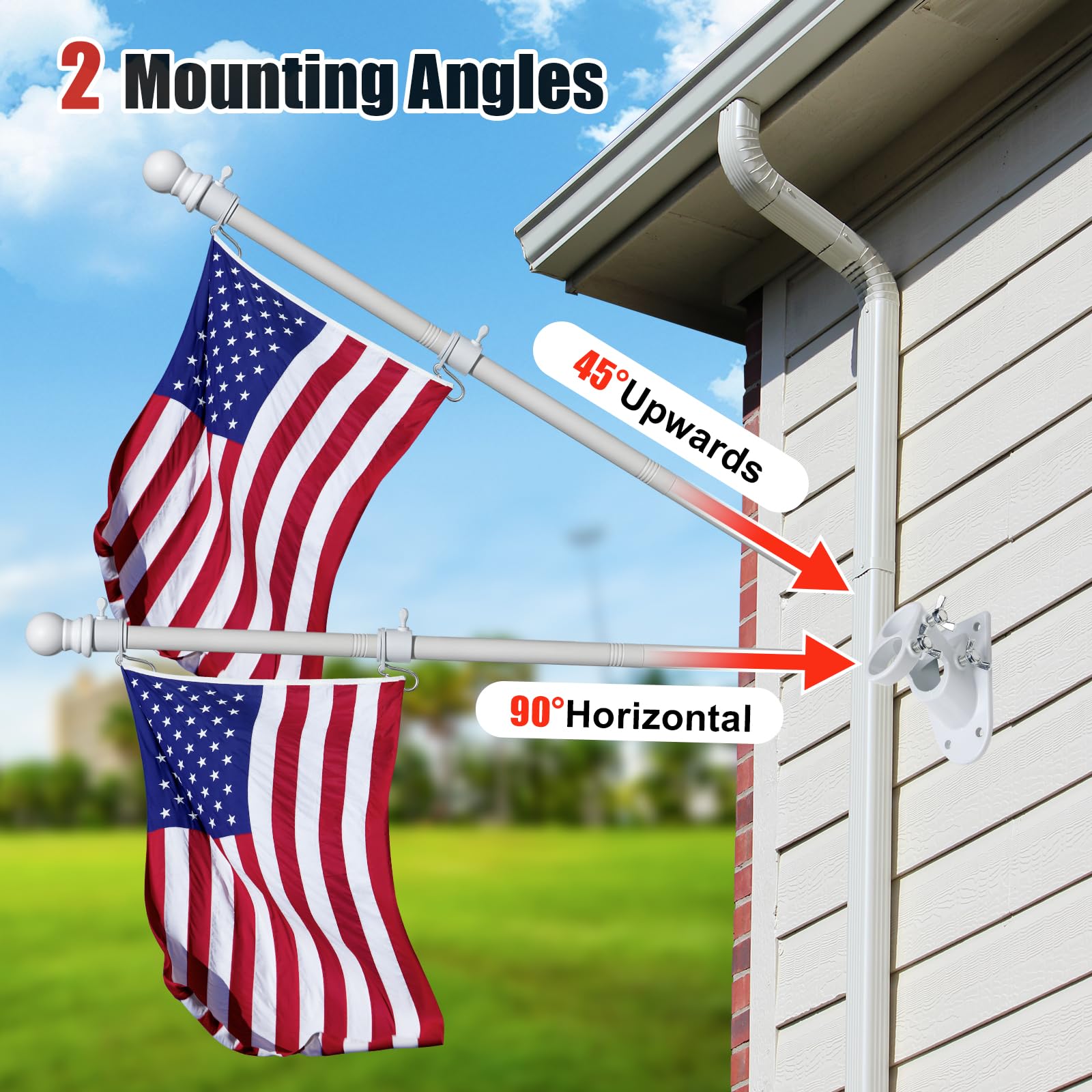 Hangmaicome heavy-duty bracket with included hardware for mounting