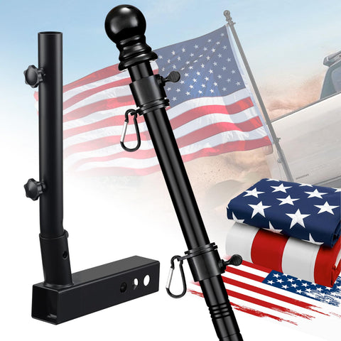 HANGMAICOME outdoor-ready flag pole kit for all-weather use.