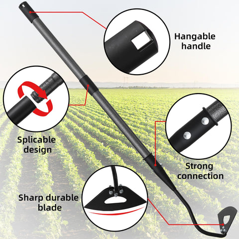 HANGMAICOME ideal for tight corners, flower beds, and borders.