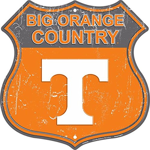 Hangtime Big Orange Country route sign 12x12 aluminum wall mount for UT pride, indoor or outdoor