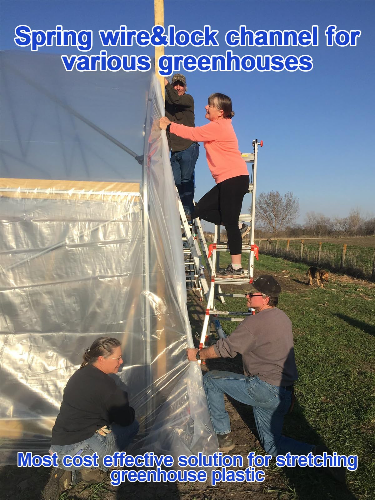 Hannger system supports weatherproofing and plant protection while enabling quick replacements.