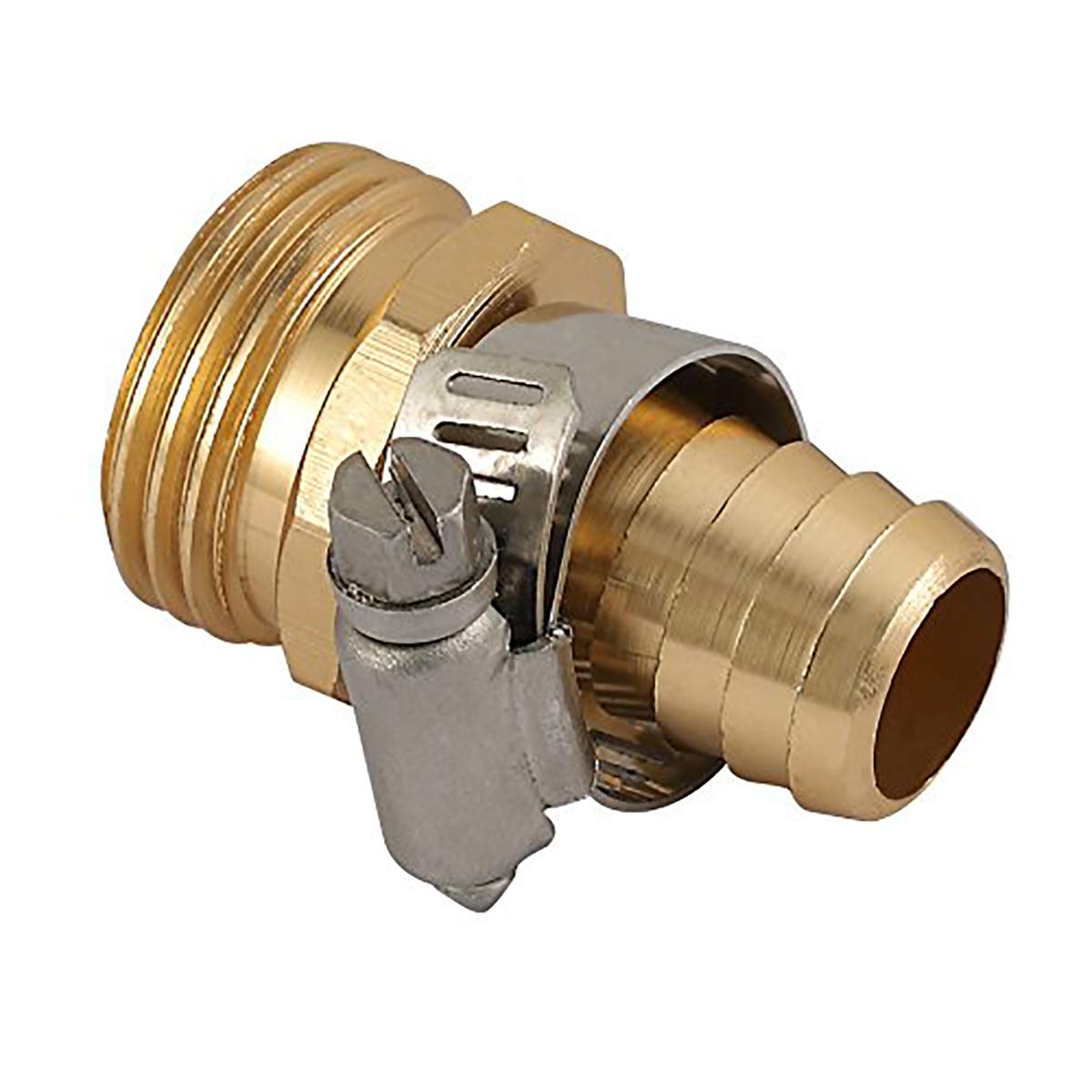Hanobo brass hose connectors with clamps laid out for quick repairs.
