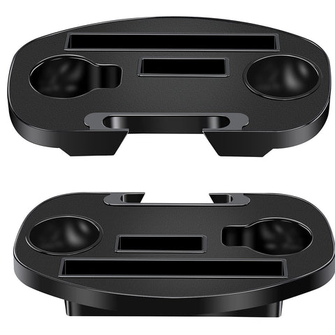 Hanperal chair tray cup slot keeps beverages stable on recliners