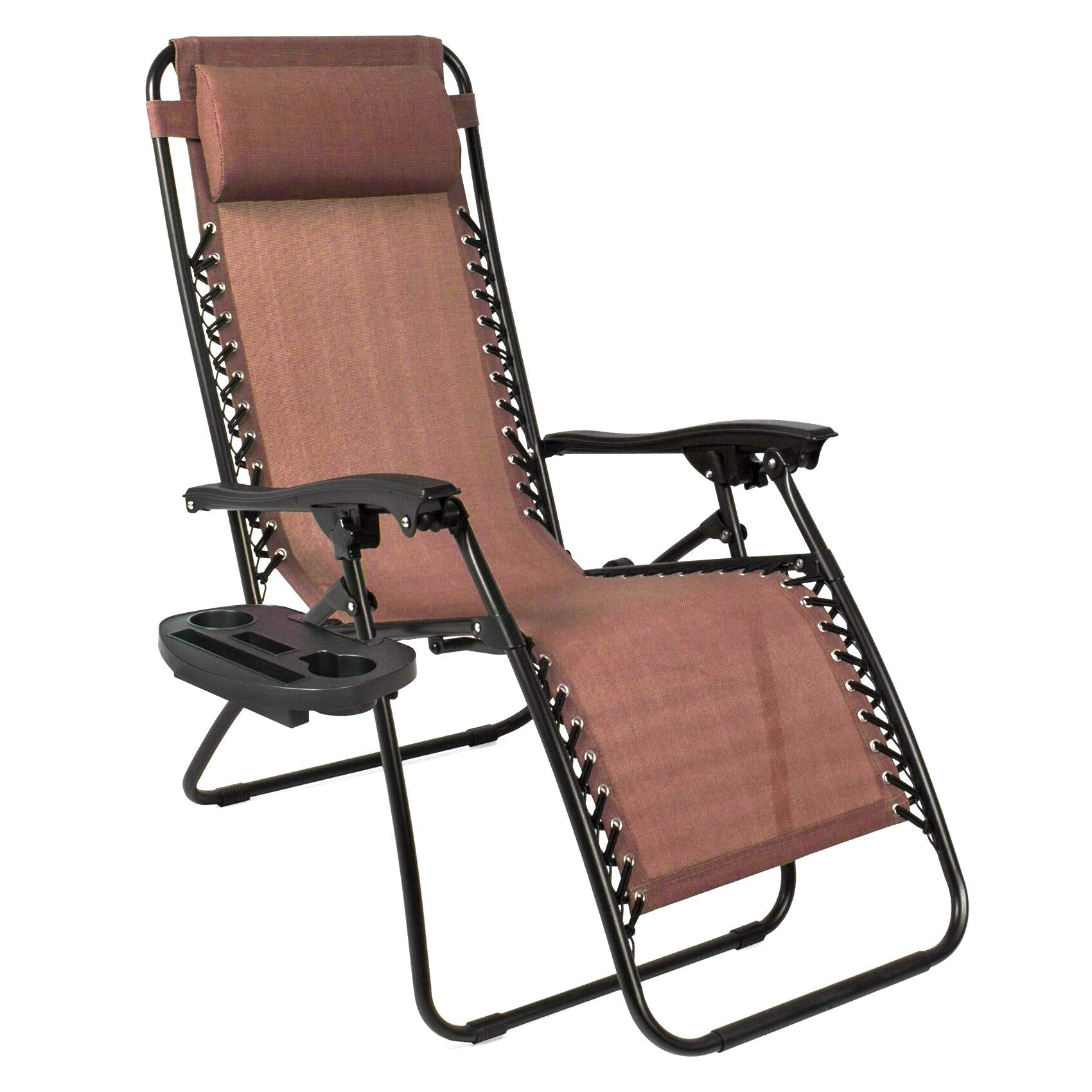 Hanperal Zero Gravity Chair Tray mobile-slot holds a phone during sun breaks