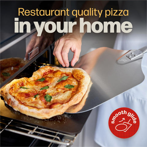 BBQ-ready steel surface from Hans Grill PRO for grill pizzas