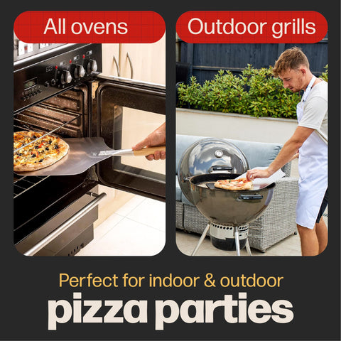 Even heat distribution on Hans Grill Pizza Steel PRO promotes even bake
