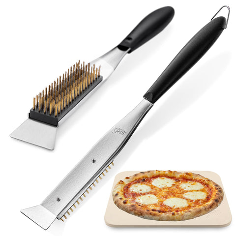 Hans Grill safe cleaning tool keeps hands away from heat