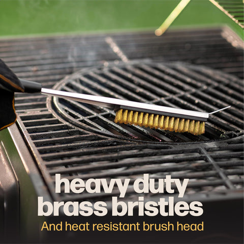 Hans Grill two-in-one design combines brush and scraper