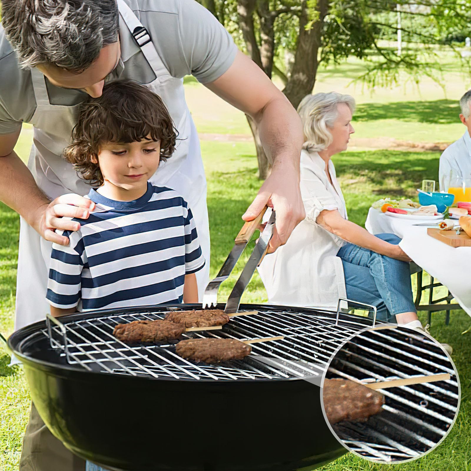 HANSGO wooden skewer, 5mm diameter, sturdy for heavier treats.