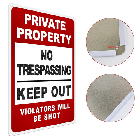 HANTAJANSS farm yard sign used to mark property boundaries.