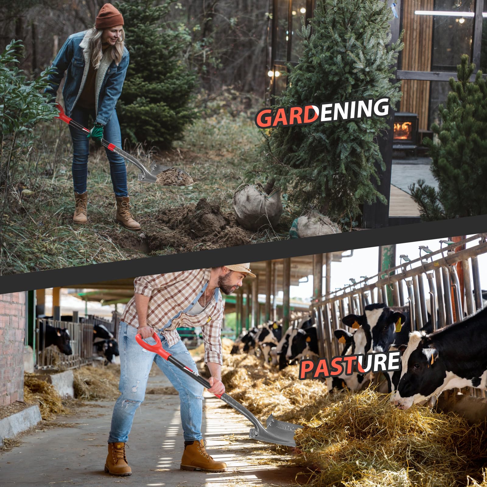 HANTOP versatile tool for garden, landscaping, and light construction tasks.
