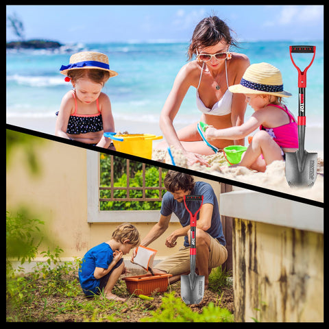 HANTOP mini shovel is ideal for camping and car emergency kits