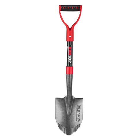 HANTOP mini shovel with compact digging blade for tight spaces and easy soil penetration