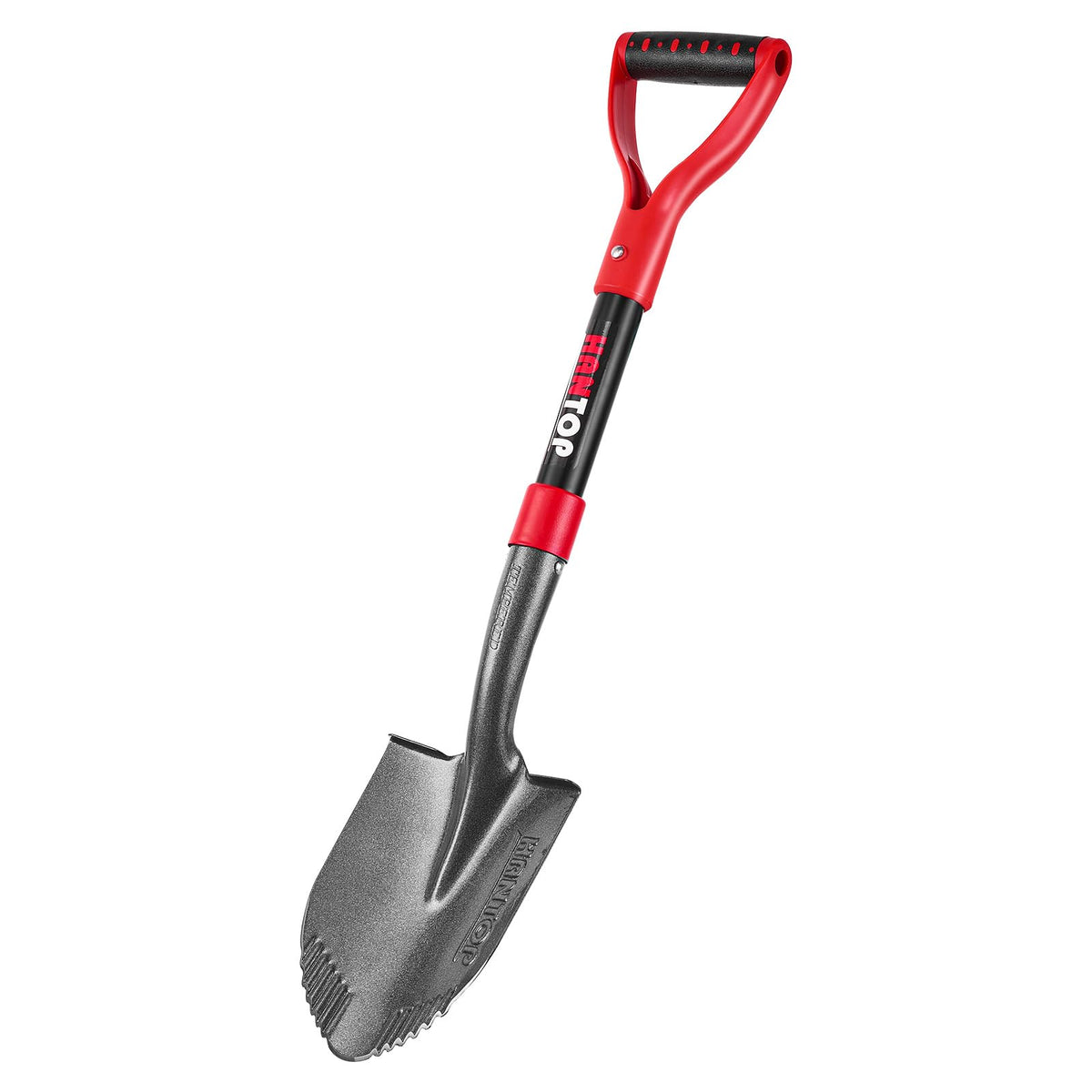HANTOP small shovel ready for compact digging in tight spaces and gardens.