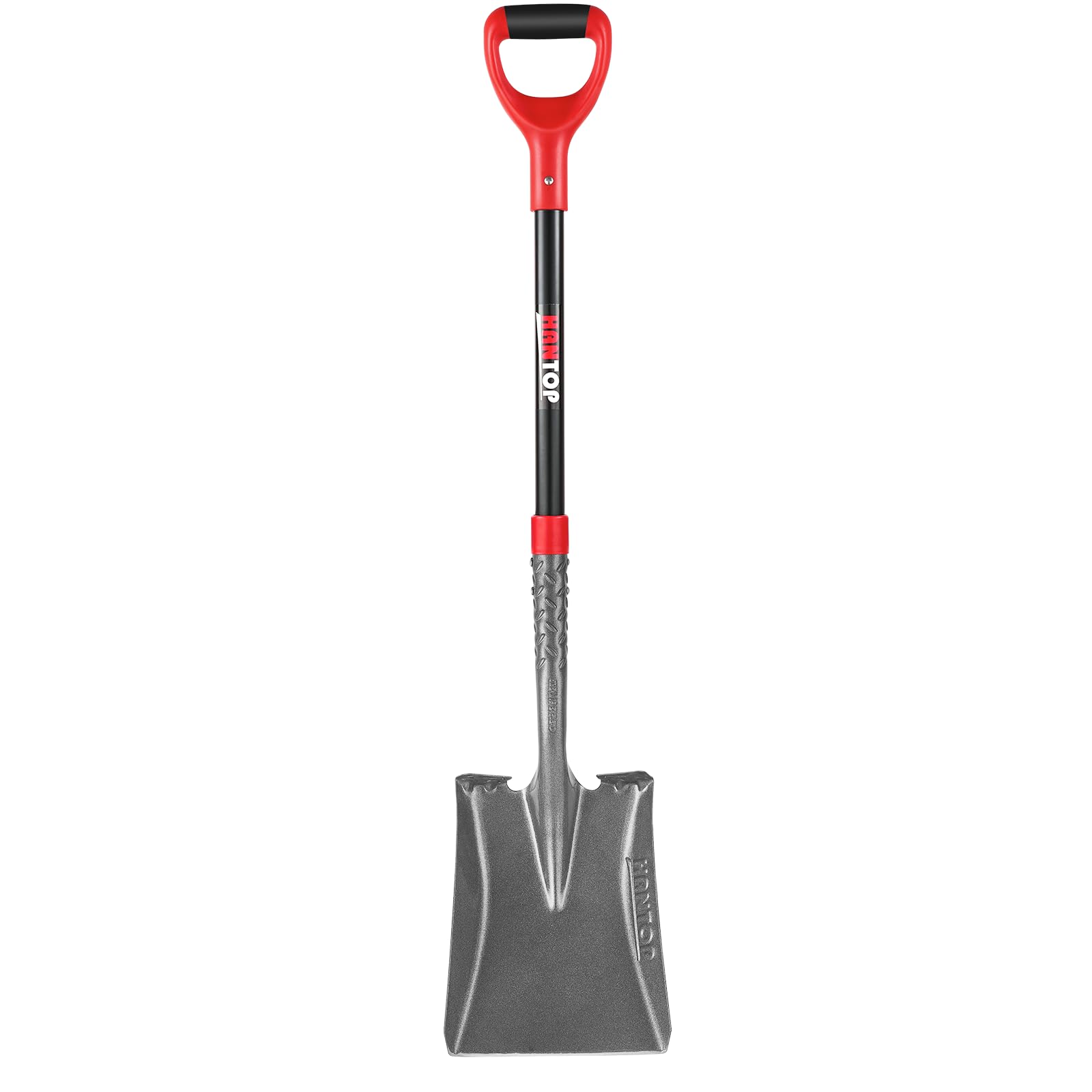 HANTOP transfer shovel fiberglass handle with ergonomic grip for comfort