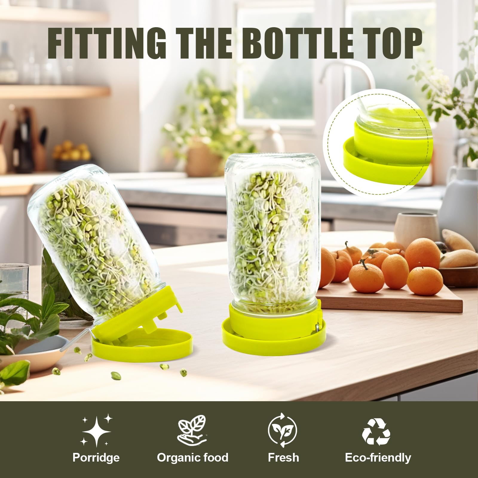 HANTUSWUS fits standard jars for versatile sprouting