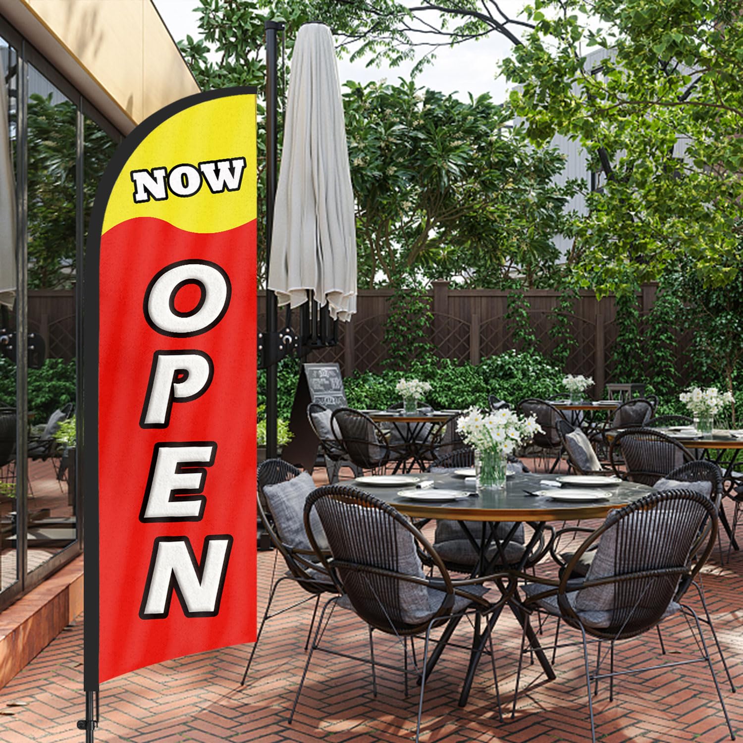 HANVIDA ready-to-use outdoor advertising flag kit for promotions.
