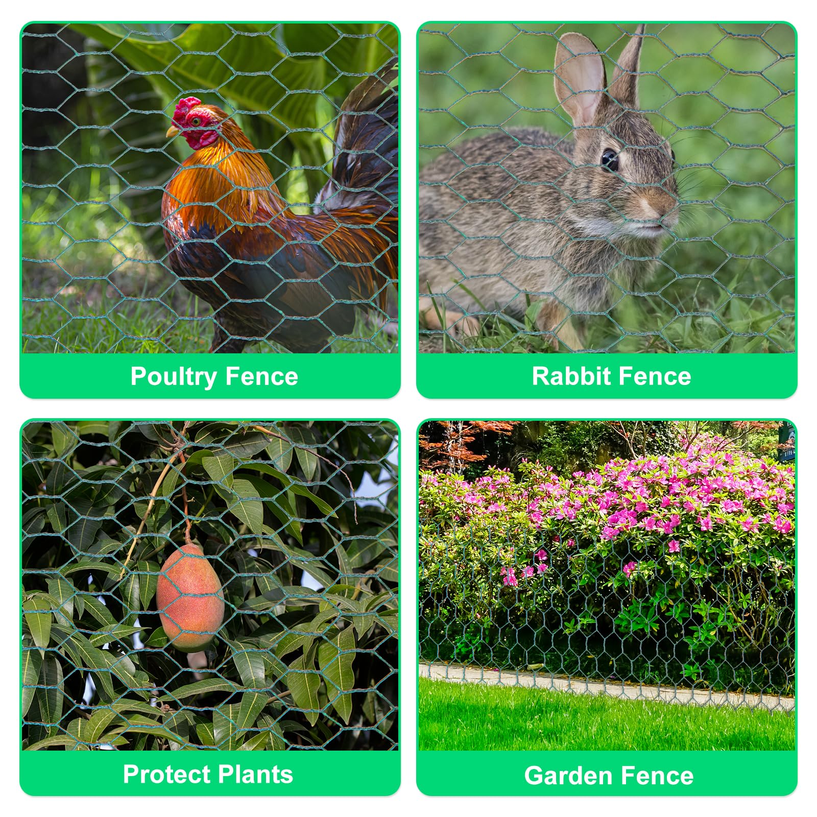 HANWRAPS durable mesh supports plants and decorative arrangements