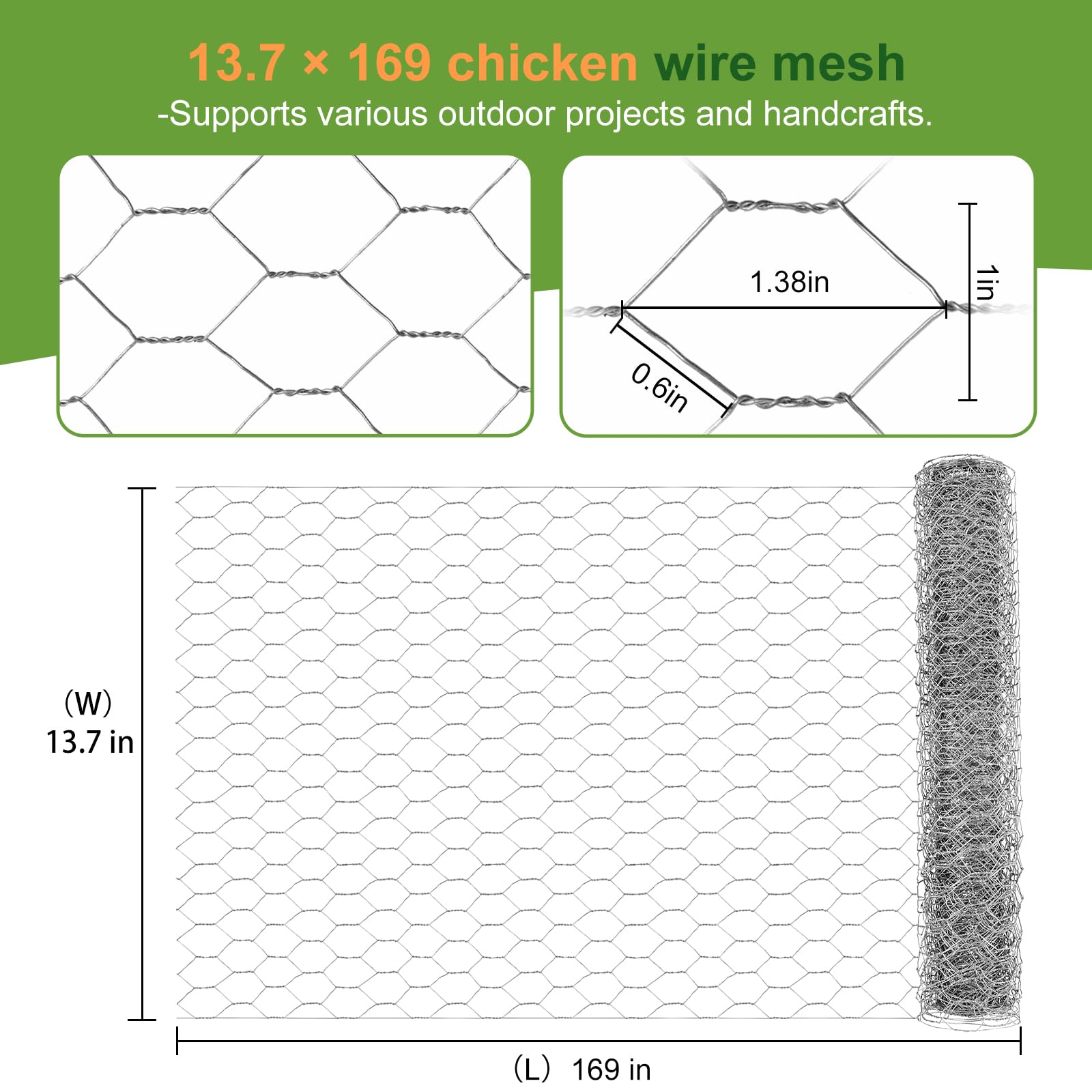 HANWRAPS galvanized-wire close-up showing rust-resistant coating for outdoor durability.