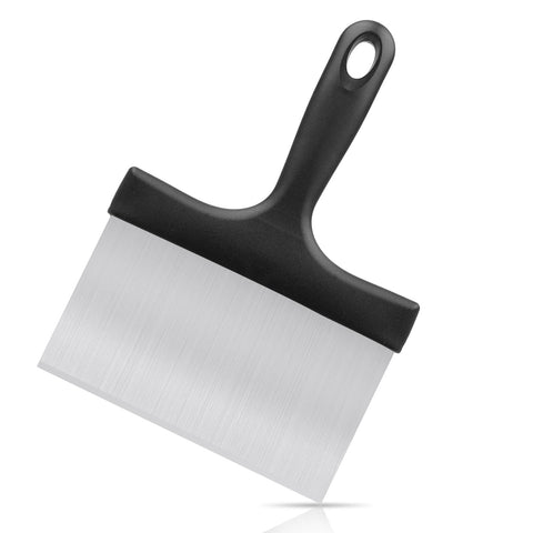 HANWRAPS grill scraper with large surface cleans stubborn residue efficiently.