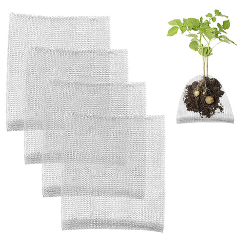 HANWRAPS plant root guard basket assembly demonstrates easy root protection setup.