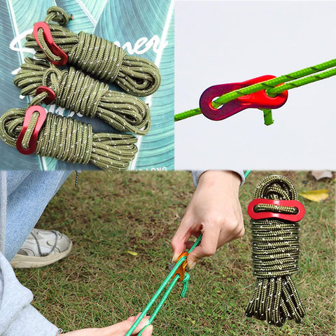 HanyHere versatile kit used as tent or garden stakes for stability
