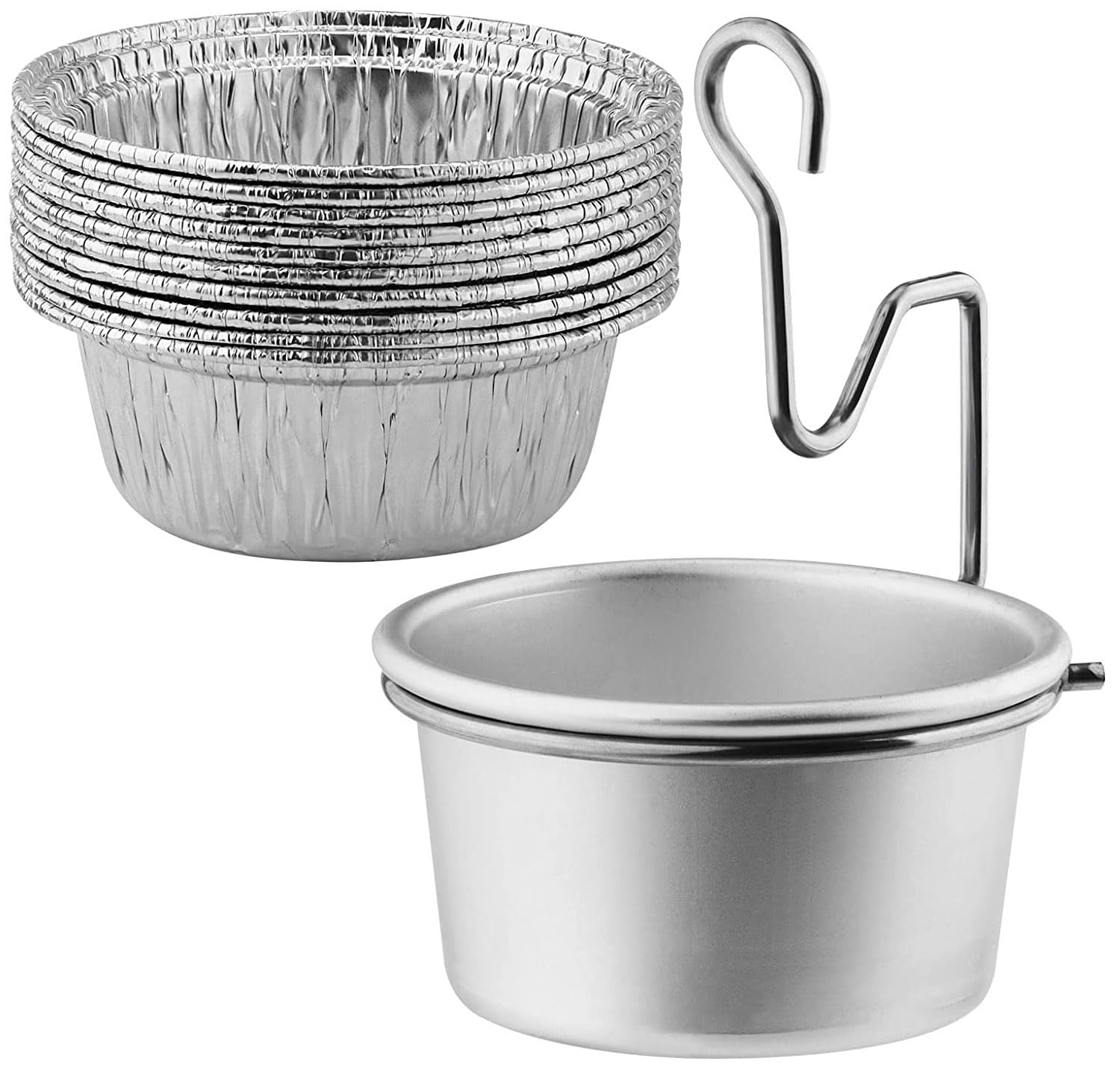 HAO Helper grill grease tray clip attached under grill for mess-free cooking