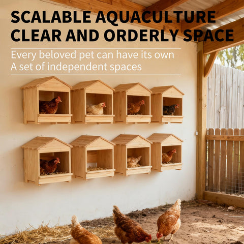 HaoCpetslian raised nesting platform supports comfortable egg-laying