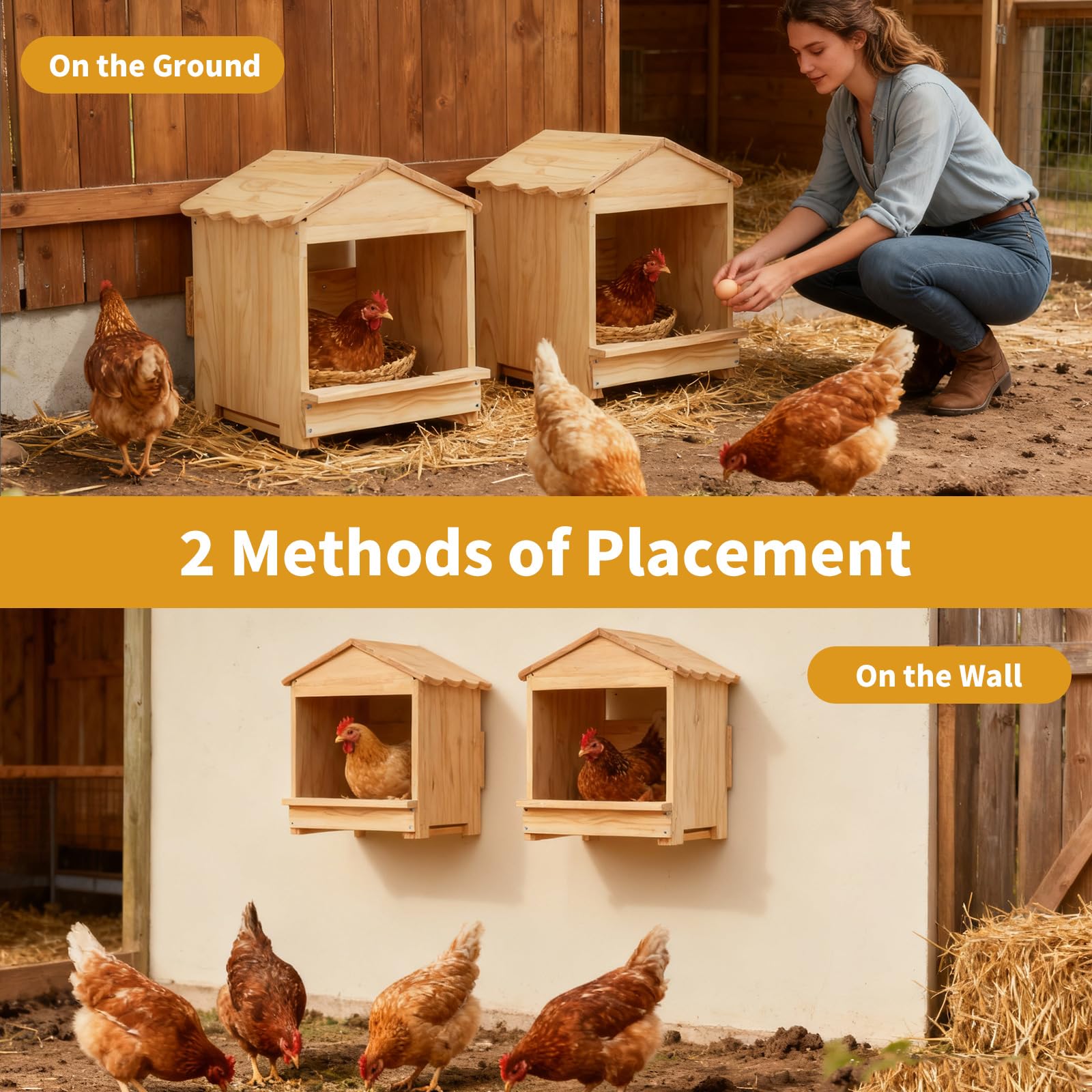 HaoCpetslian wall-mount option saves space in small yards