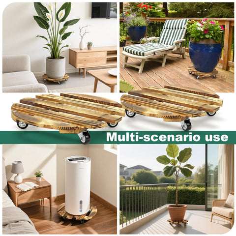 HAOIOKSC indoor/outdoor plant stand supports heavy pots safely.