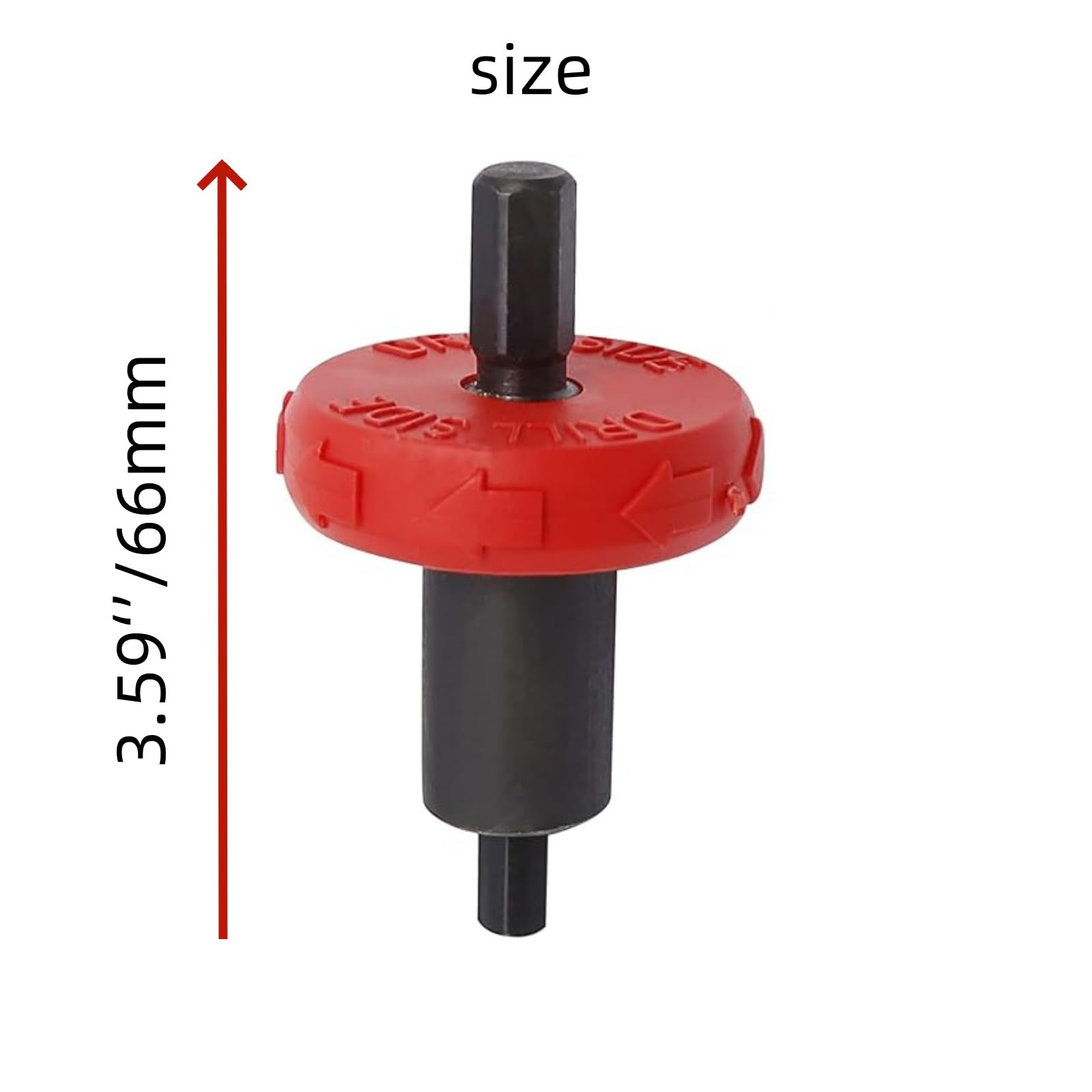 Haokixin drill bit adapter installed on a power drill for quick starts.