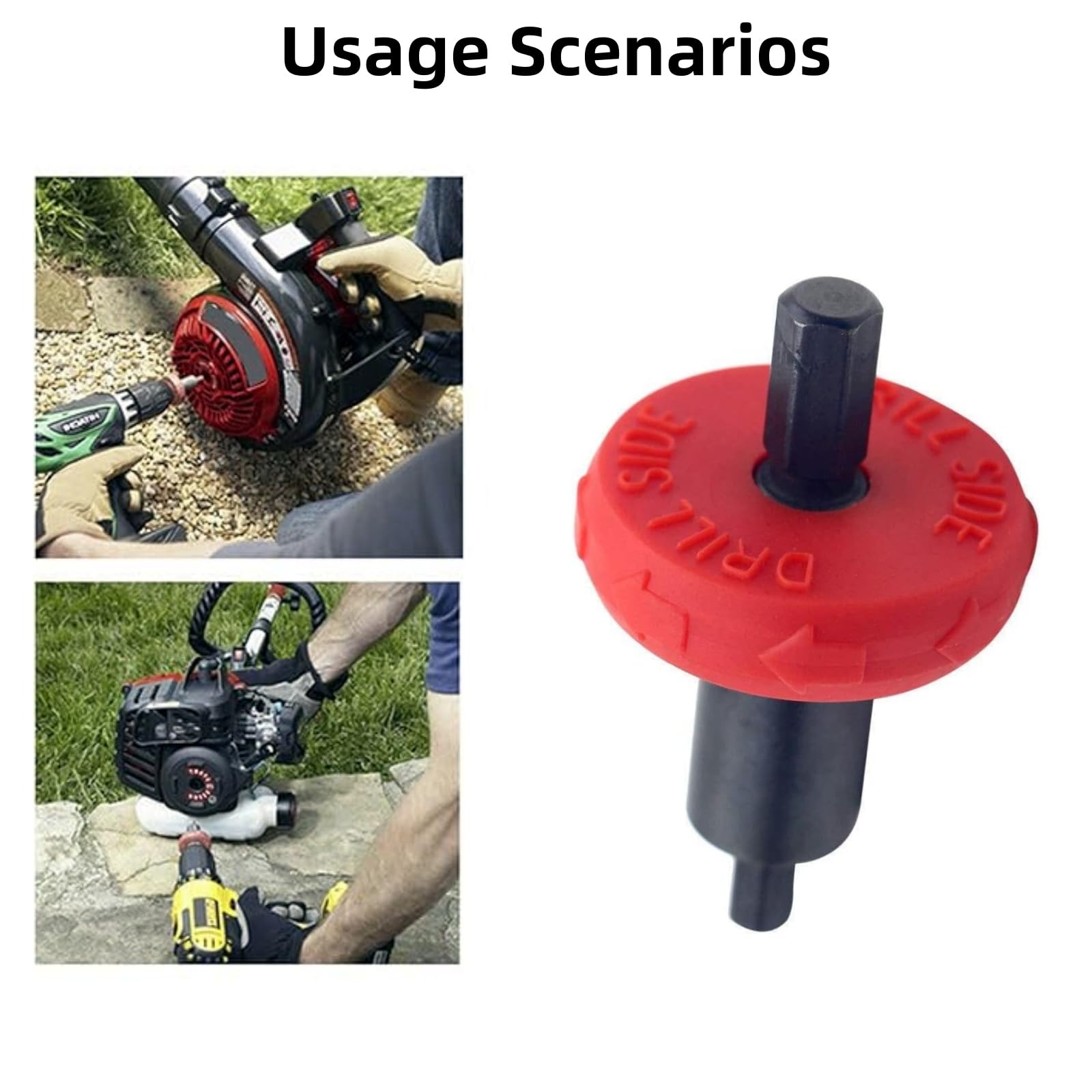 Quick-start action demonstrated for leaf blowers and cultivators with minimal effort.