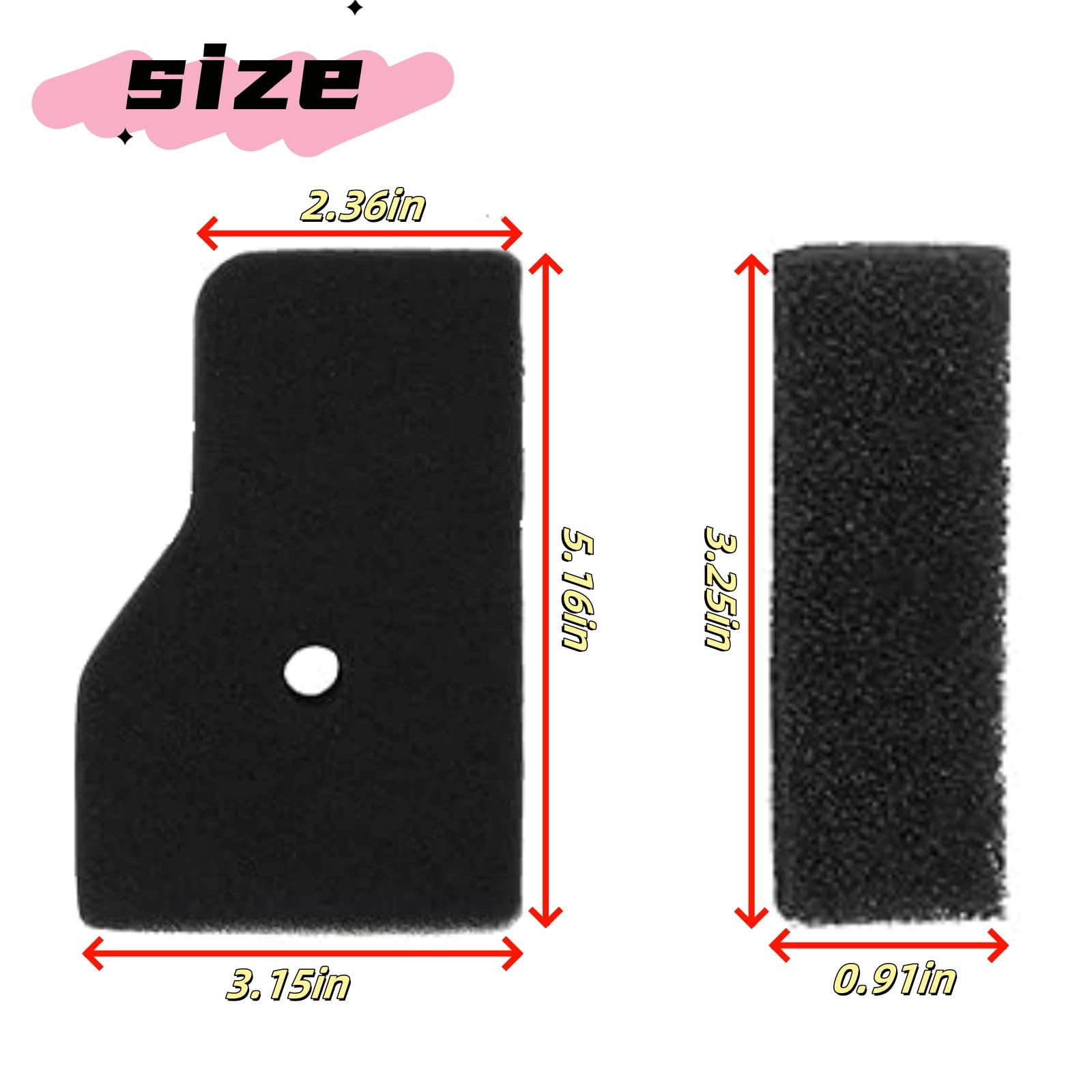 Haokixin external filter for Honda generators keeps debris out and enhances filtration.
