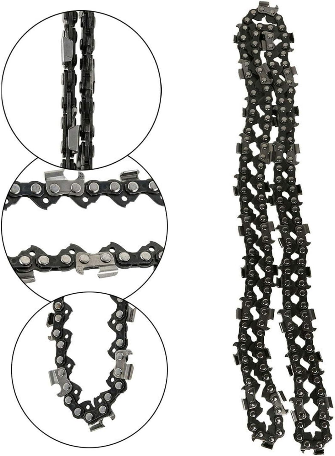 Haokixin hard chrome-coated chain close-up highlighting durability