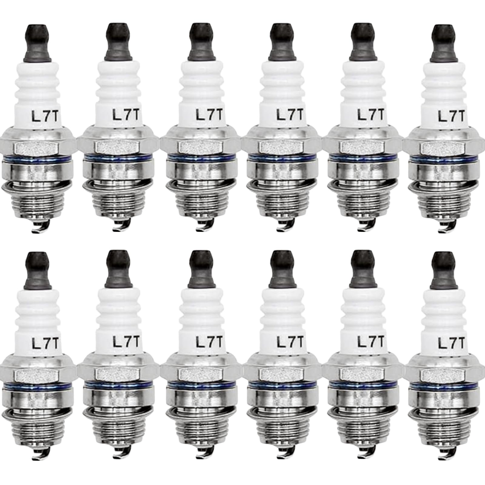 Haokixin L7T spark plug close-up for MS230 with precision electrodes