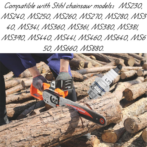 Haokixin L7T spark plug rugged, durable construction