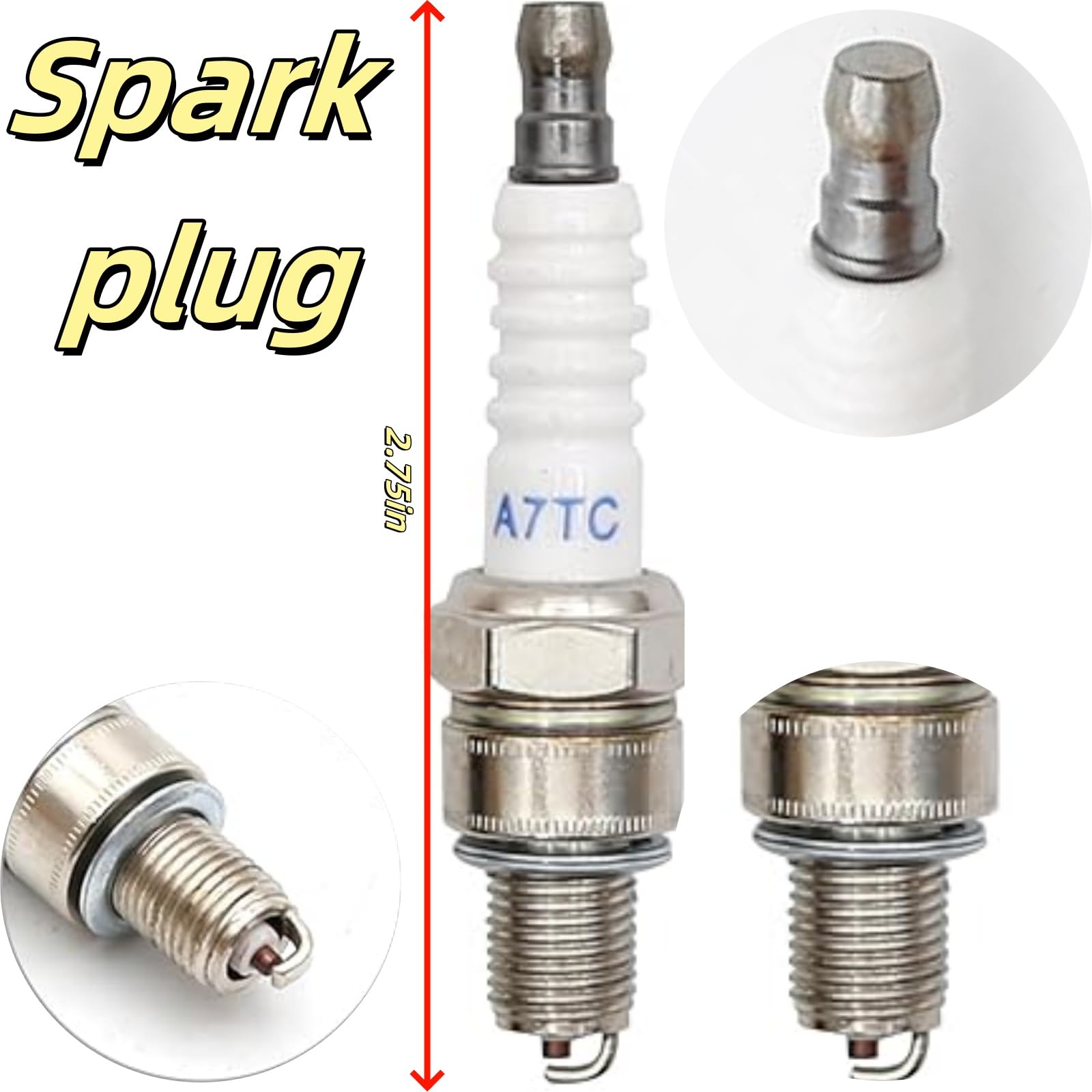 Haokixin spark plug 98056-55777 ensures reliable ignition for consistent starts.