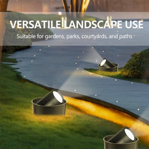 HAOPENGYOU easy-install design fits most lawn lights for fast setup.