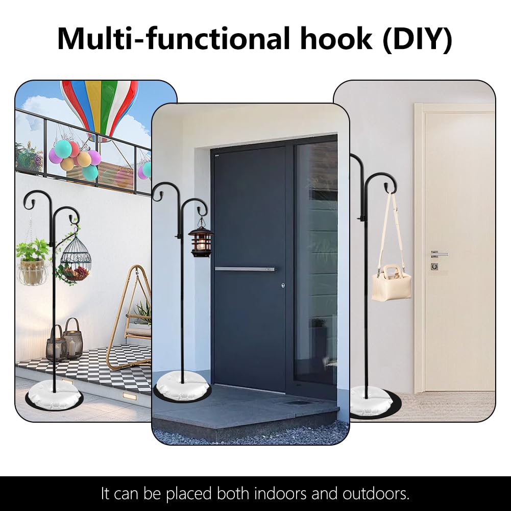 HAOPENGYOU easy tool-free assembly with a wide-gap hook for large items.