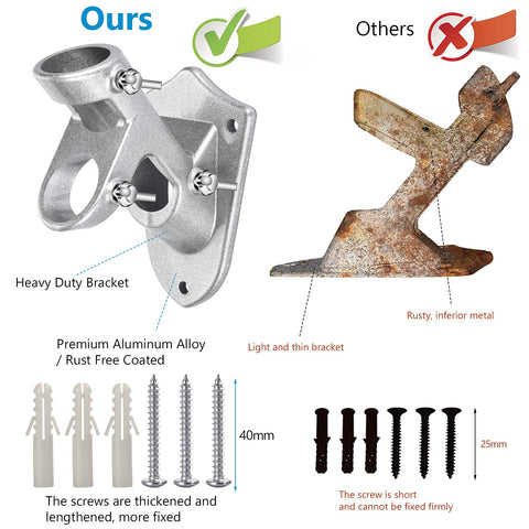 Haoridul outdoor mount ideal on porches, walls, rails, or railings.