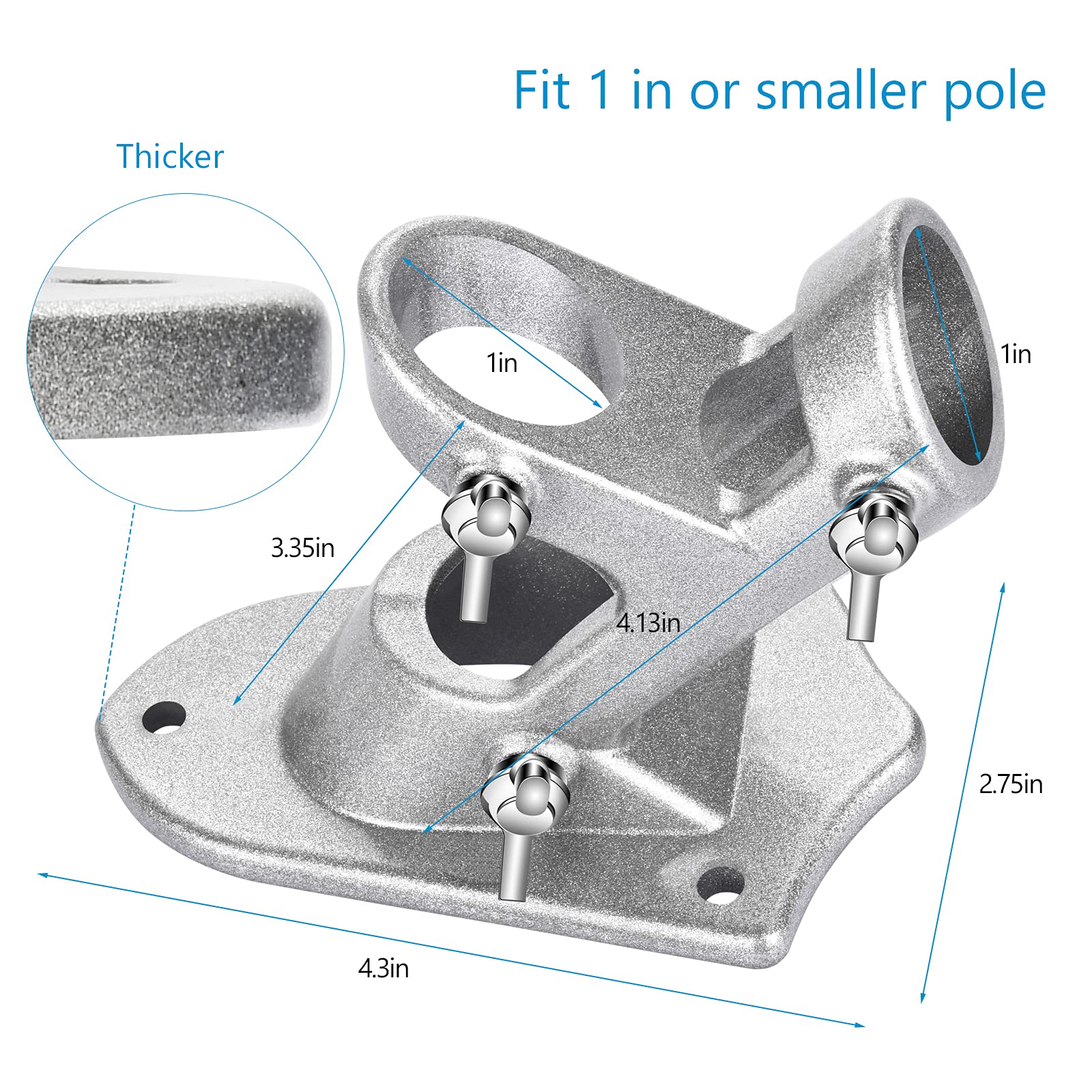 Haoridul two-position bracket shows 45 and 90 degrees for display.